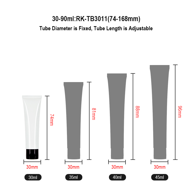 soft cosmetic tube hand cream packaging