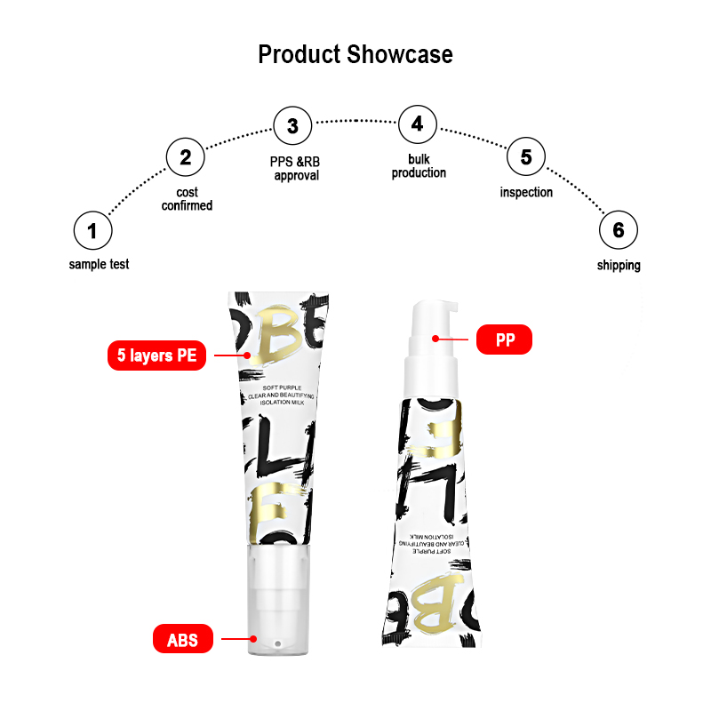 Sunscreen Cream Pump Tube