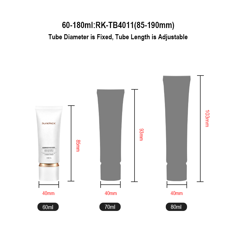 Plastic Cosmetic Soft Tube